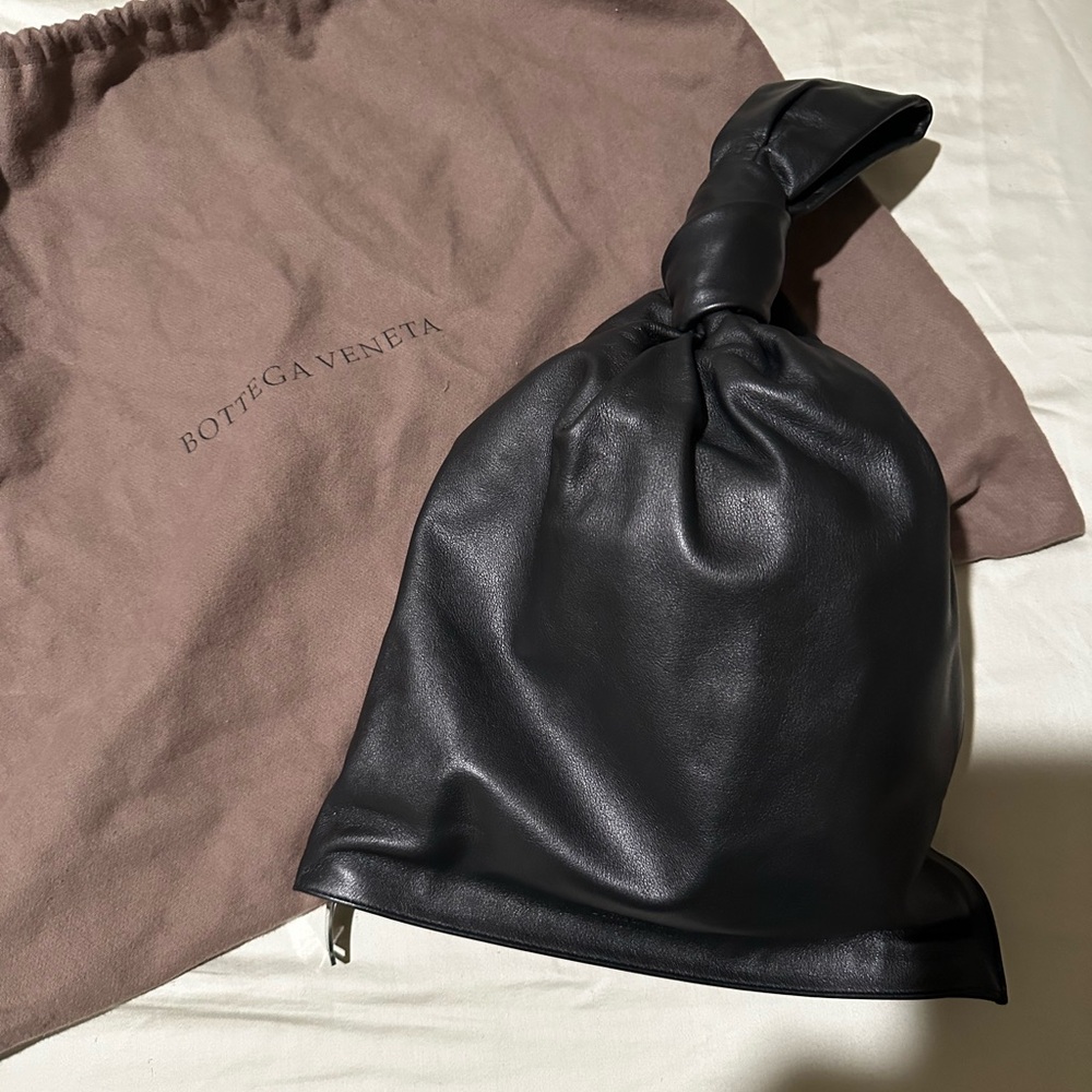 Bottega Veneta Black Leather Bag